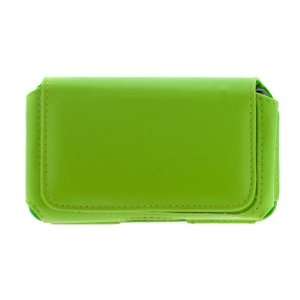  GTMax Green Universal Horizontal Slim Leather Pouch Case 