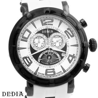 Fabulous DEDIA D60CXG053 50mm Chrono Swiss Watch, 40, 0.38 ctw 