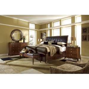   Drew Bob Mackie Home Signature Sleigh Bed Queen: Home & Kitchen