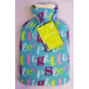  Hot Water Bottle with Printed Fleece Cover (Sleep Tight 
