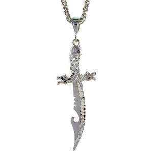   62 mm) Diamond Cut Sword Pendant (NO Chain Included): Everything Else