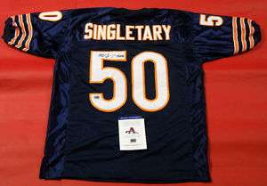 MIKE SINGLETARY AUTOGRAPHED CHICAGO BEARS B JERSEY AAA  