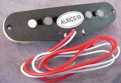 IVORY COVERED SINGLE COIL ELECTRIC GUITAR PICKUP alnico  