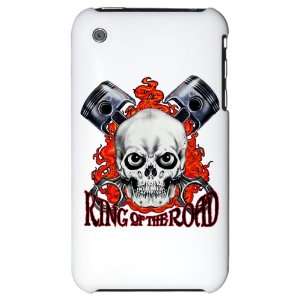  iPhone 3G Hard Case King of the Road Skull Flames and 