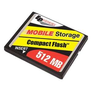   Mobile Storage 512MB Compact Flash CF Card   EPCF/512: Electronics