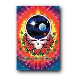  Grateful Dead Poster Space Your Face Moon Skull 3048