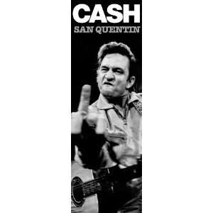  Johnny Cash Door Poster Print, 20x62