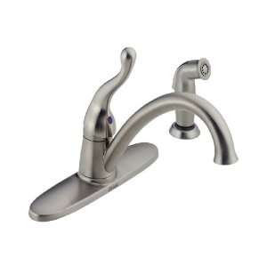  Delta Talbott 419 SS DST Single Handle Kitchen Faucet with Spray 