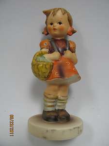Goebel Hummel figurine School Girl with back pack and basket  