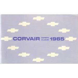  1965 CHEVROLET CORVAIR Owners Manual User Guide 