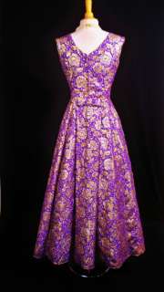 vintage early 60s evening dress gown by ann s vogue shoppe featured in 