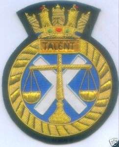 British HMS Royal Navy Talent Patch Badge Ship War  
