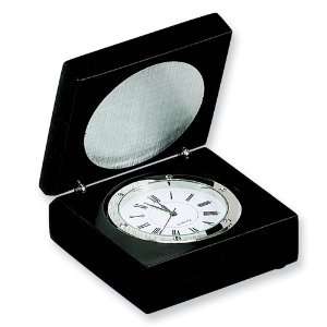  Wood & Silver tone Metal Clock Jewelry