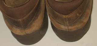   KIM DISTRESSED BROWN LEATHER professional CLOGS SHOES WOMENS 40  