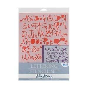  Lettering Stencil 4 Piece Set: Silly String: Electronics