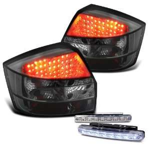 Eautolights 02 05 Audi A4 Quattro Euro LED Smoked Tail Lighs Lamps + 8 
