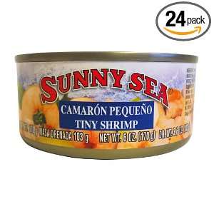 Sunny Sea Tiny Shrimp, Eoc, 6 Ounce Cans (Pack of 24)  
