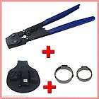   CINCH Crimping Tool + 200 (1/2&3/4) Stainless Steel Clamps + Holster