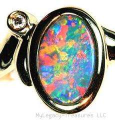   colors item description black opal diamond 14k ring best multicolor b5