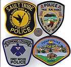 WASHINGTON Indian Tribal Police Patch POINT NO POINT Fisheries 