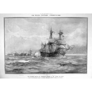   1905 BATTLE TRAFALGAR SHIP VICTORY SANTISSIMA TRINIDAD