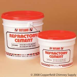   81156 Premixed Refractory Cement, Buff, 1/2 gallon Tub