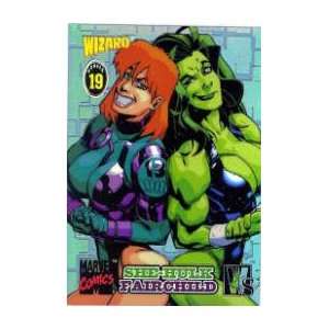She Hulk & Fairchild WIZARD Marvel/Wildstorm She Hulk/Fairchild PROMO 