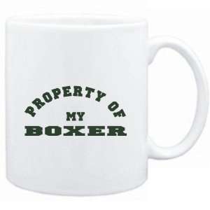  Mug White  PROPERTY OF MY Boxer  Dogs: Sports & Outdoors
