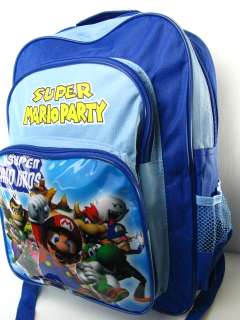 NEW Super Mario Brothers super compose backpack Bag & pencil box Free 