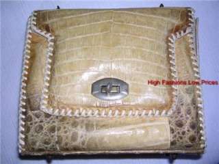   Alligator HANDBAG Hand crafted in Florida USA MADE Rigid Box Bag