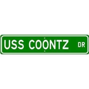 USS COONTZ DDG 40 Street Sign   Navy Ship Gift Sailor  