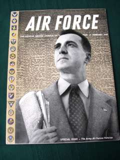 Original Feb, 1946 issue of the Official Service Journal of the US 
