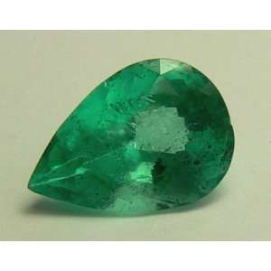 47cts Loose Colombian Emerald~pear Shape
