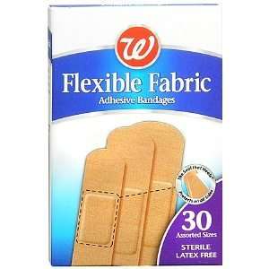   Flexible Fabric Adhesive Bandages, Assorted, 30 