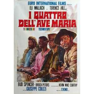 Ace High Poster Italian 27x40 Eli Wallach Terence Hill Bud Spencer 