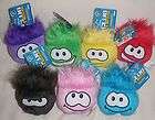 DISNEY CLUB PENGUIN SERIES #1 PUFFLES SET OF 7 NEW With Coins