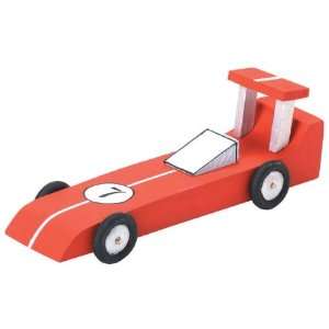  Wood Model Kit Race Car (9169 03): Toys & Games