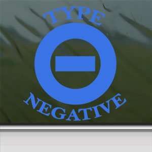  Type O Negative Rock Band Blue Decal Truck Window Blue 