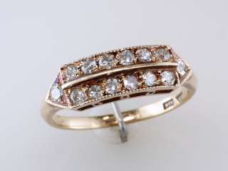  Antique Victorian 1/2ct Diamond 14K Gold Engagement / Wedding Ring