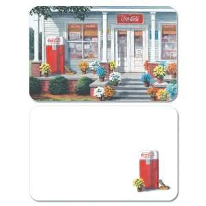  Coca Cola Store Front Placemats   Set of 4: Home & Kitchen