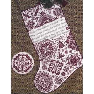  Ring in Christmas Stocking & Ornaments (cross stitch 