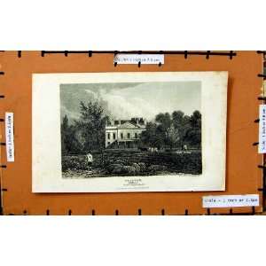  1818 View Whitton Middlesex George Architecture Print 