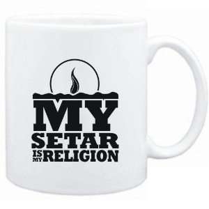  Mug White  my Setar is my religion Instruments Sports 