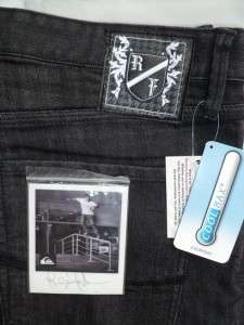 QUIKSILVER REESE FORBES COOLMAX JEANS IN RINSED BLACK