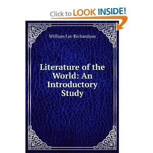   of the World An Introductory Study William Lee Richardson Books