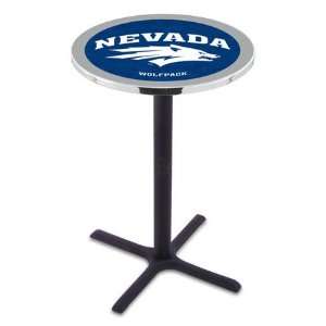   of Nevada Counter Height Pub Table   Cross Legs   NCAA