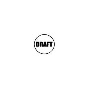  DRAFT Round Self Inking Stamp  Purple: Office Products