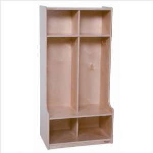    Wood Designs 52400   2 Section Offset Locker