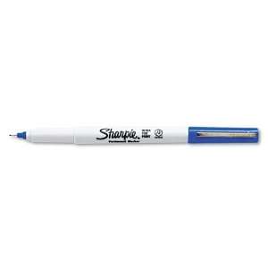 Sharpie Products   Sharpie   Permanent Markers, Ultra Fine Point, Blue 