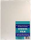 STENCIL FILM FOR AIRBRUSHING, PAINTING, CRAFTS & DRAFTING ~20 SHEETS 